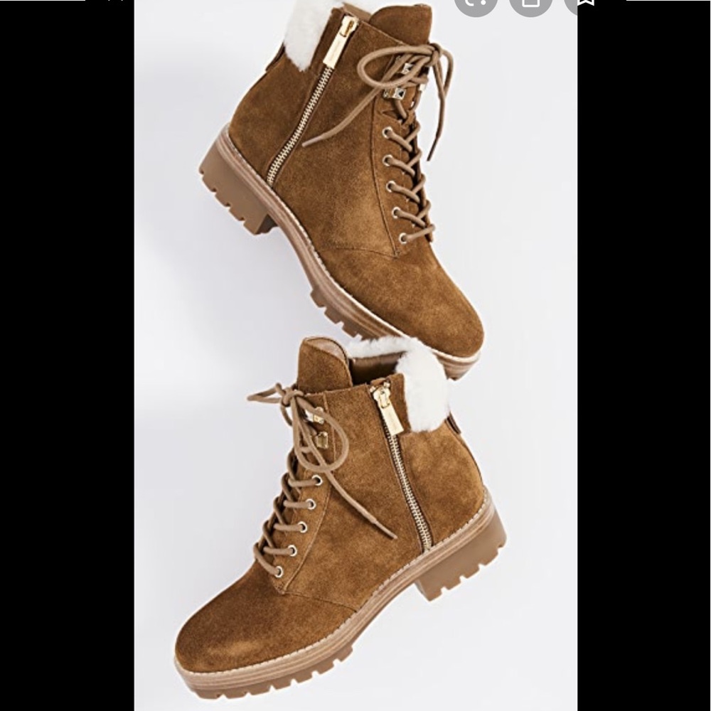 Michael Kors Rosario shearling-lined boot👢